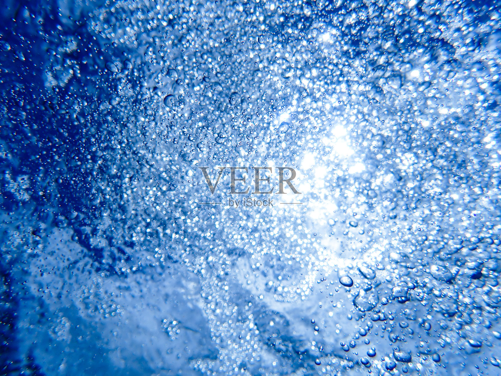 水下气泡照片摄影图片