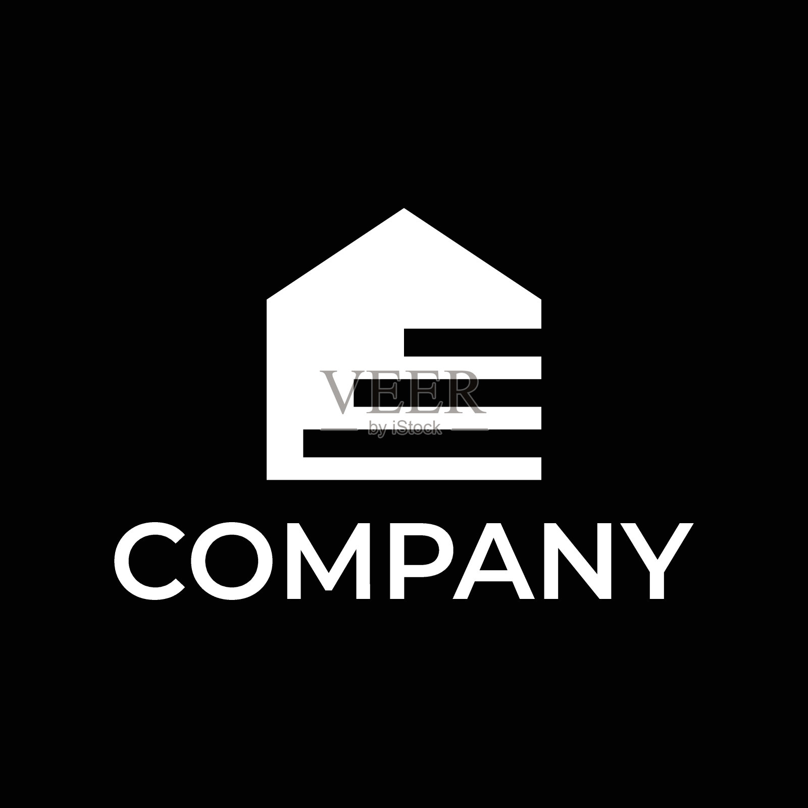 步上楼梯家居标志设计插画图片素材