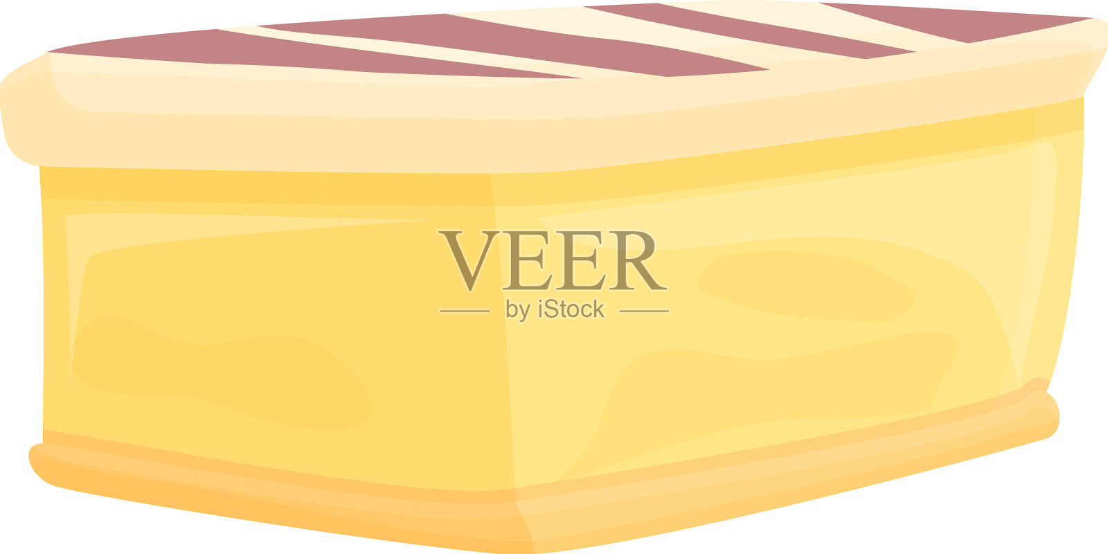 果冻蛋糕图标卡通美食设计元素图片