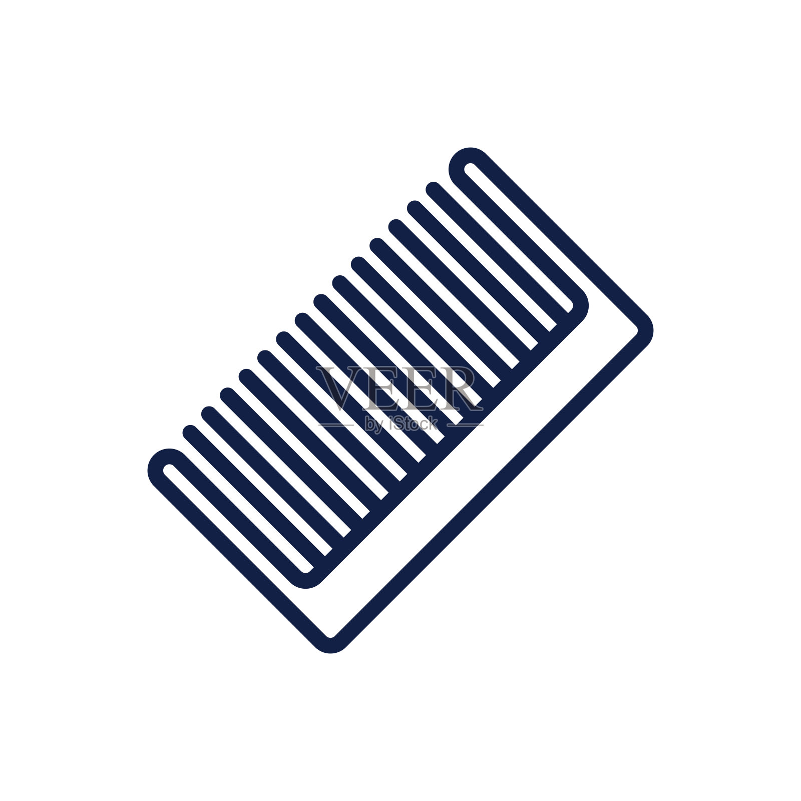 梳状线化妆品插画图片素材