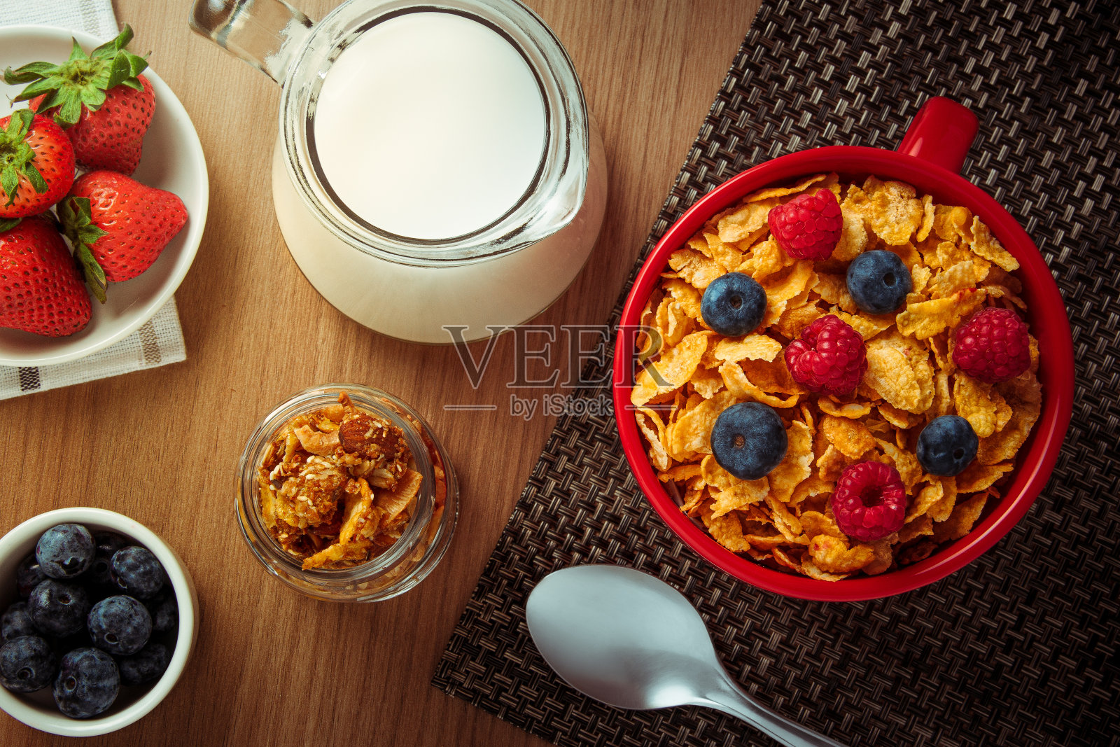 早晨麦片照片摄影图片