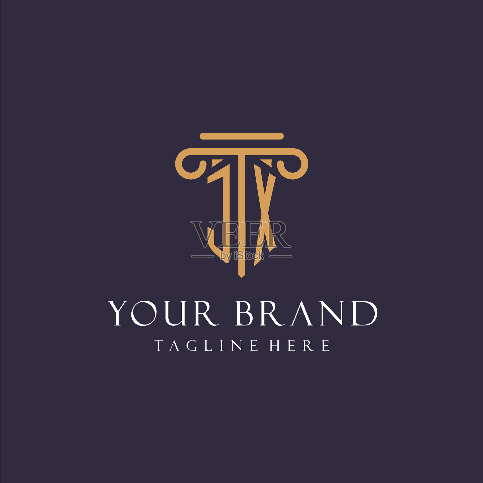 Jx律师事务所律师字母首字母设计插画图片素材