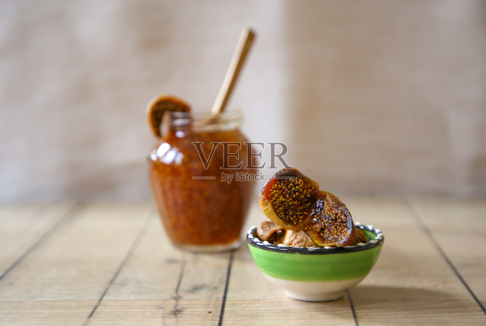 干无花果酱照片摄影图片