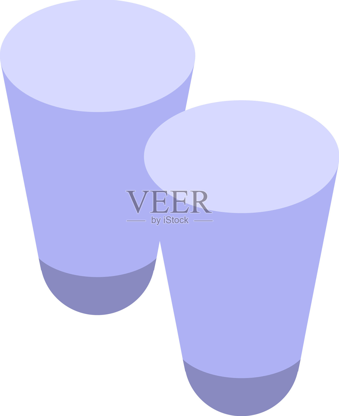 白色耳塞代表等距睡眠装置插画图片素材