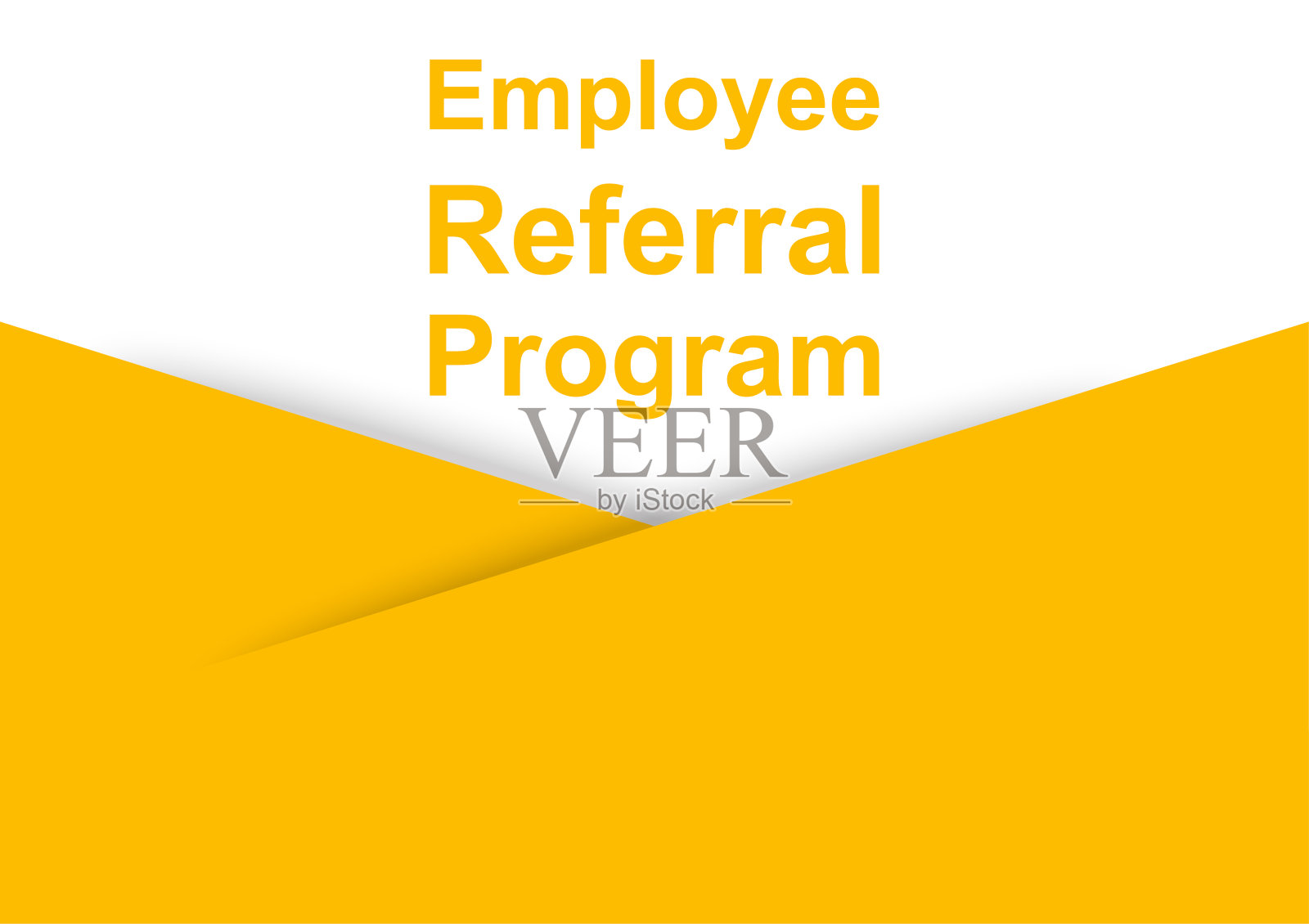 员工推荐计划横幅向量，复制空间人力资源管理理念的传单，横幅，演示和海报。插图插画图片素材