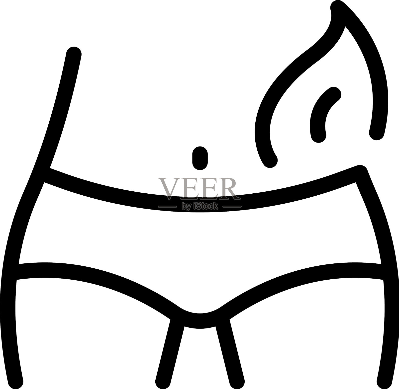 身体护理图标轮廓代谢护理插画图片素材