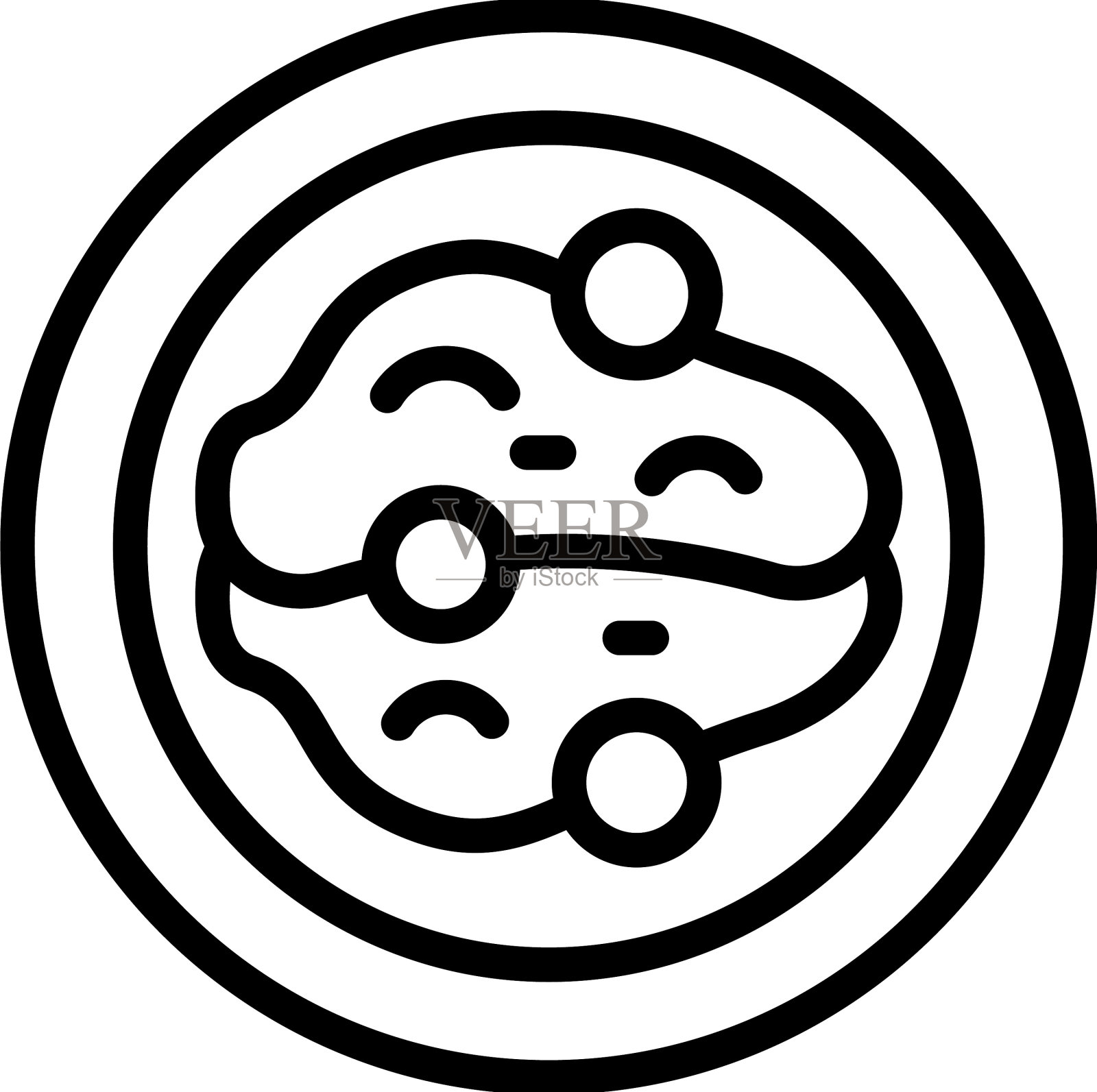 面包是奥地利美食的标志插画图片素材