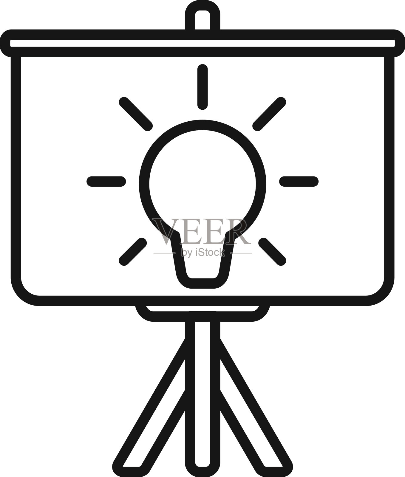 横幅创意图标轮廓创意解决方案图标素材