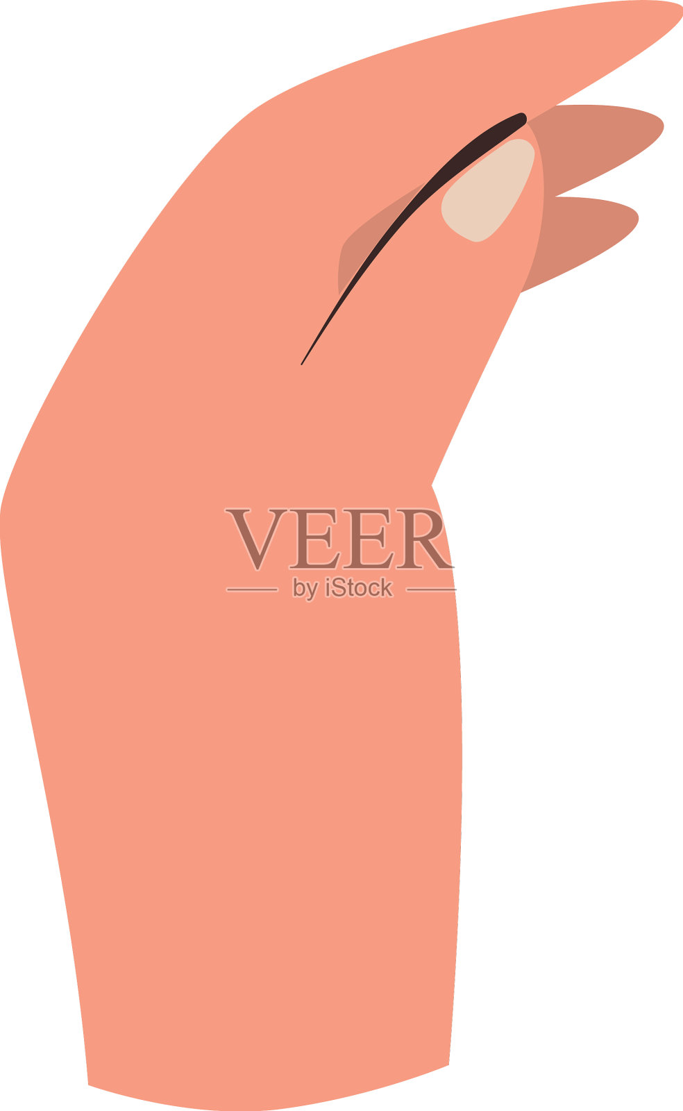 平的手图标设计元素图片