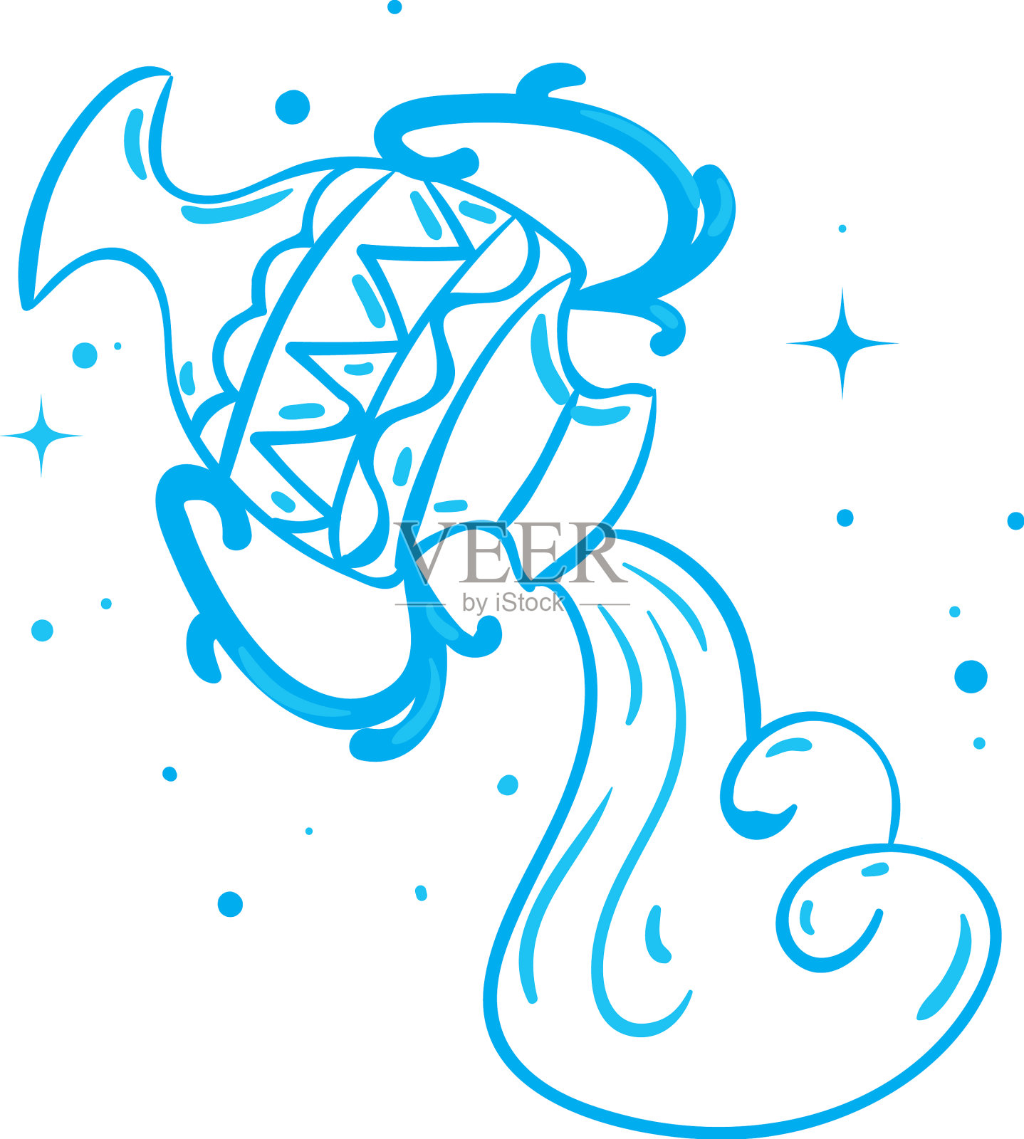 平水族馆星座设计元素图片