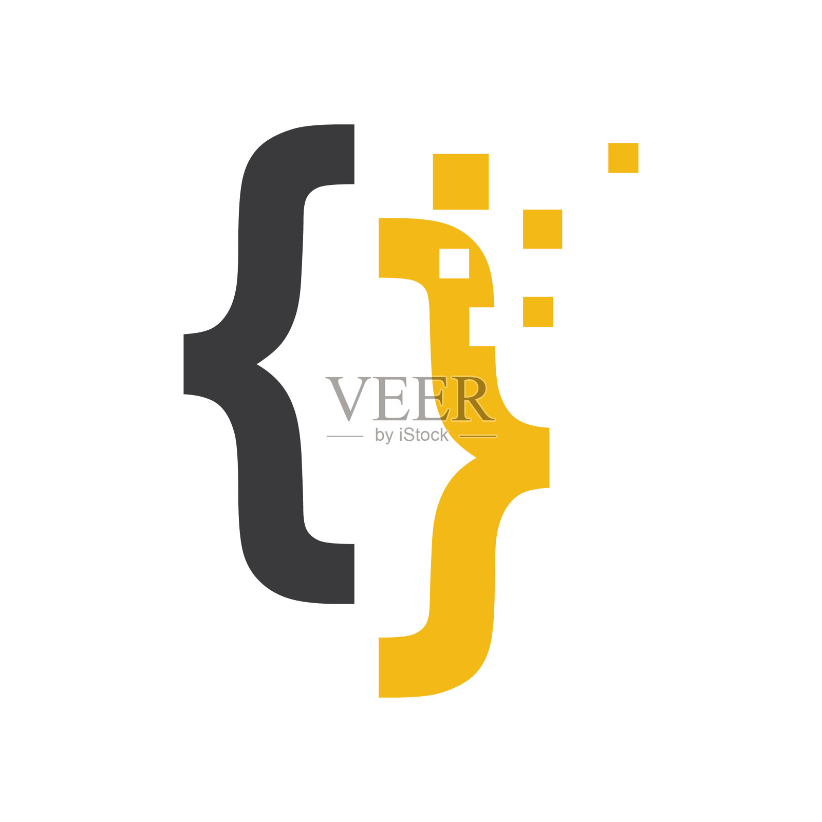 编程代码技术标志插画图片素材