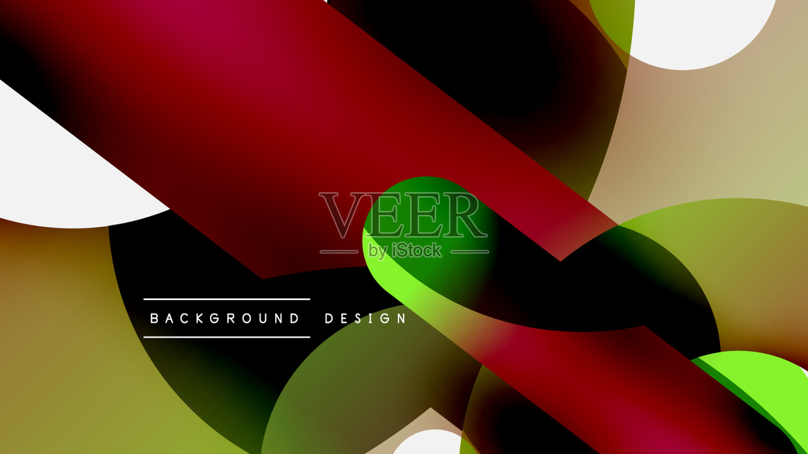 圆抽象背景插画图片素材