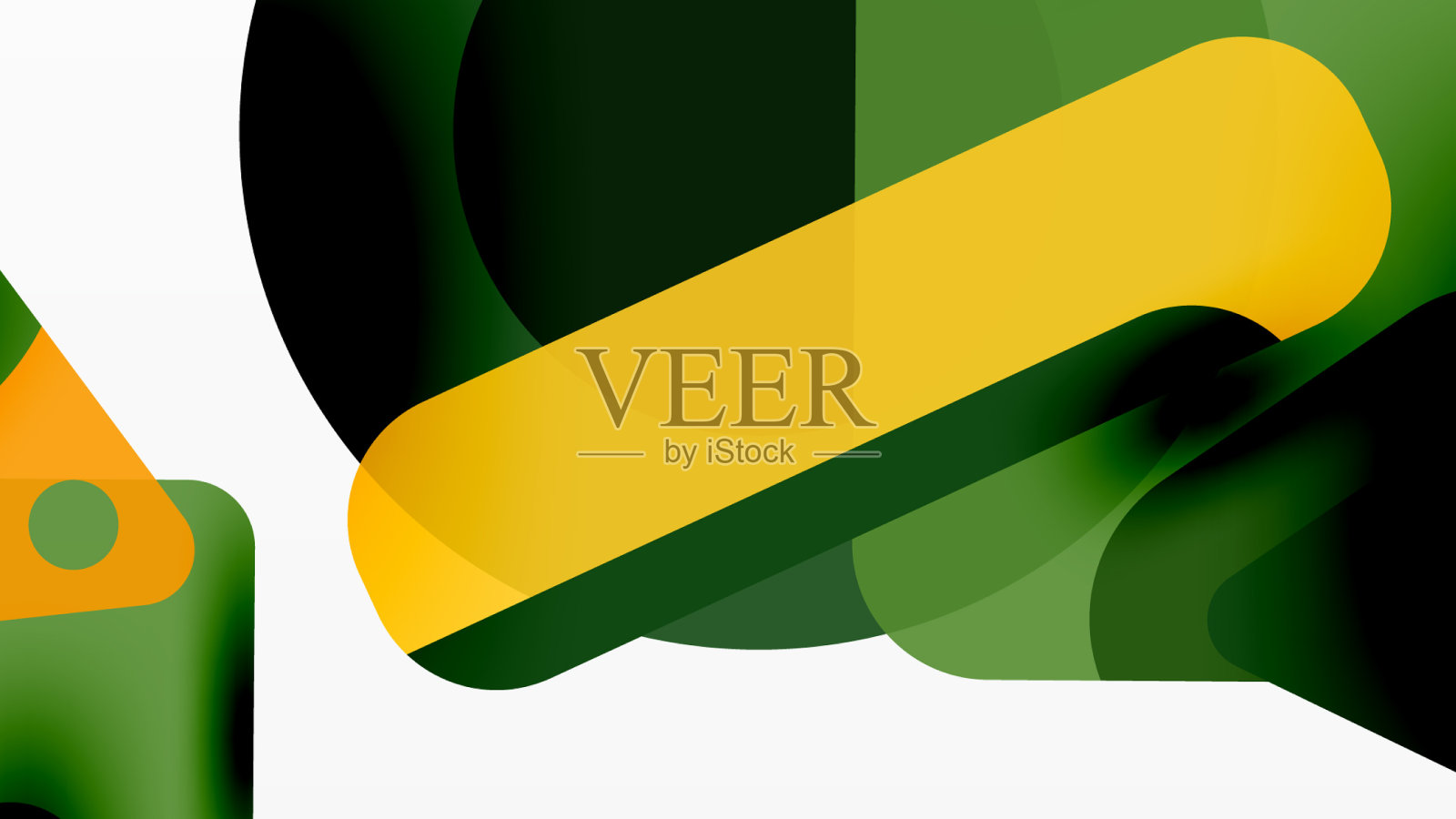 原始几何形状——直线三角形插画图片素材