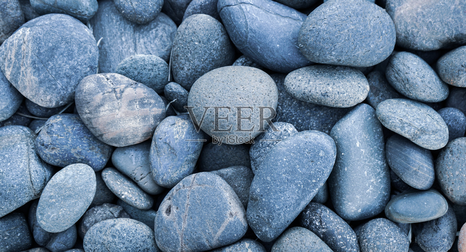 鹅卵石石头或河石背景与复古过滤器照片摄影图片