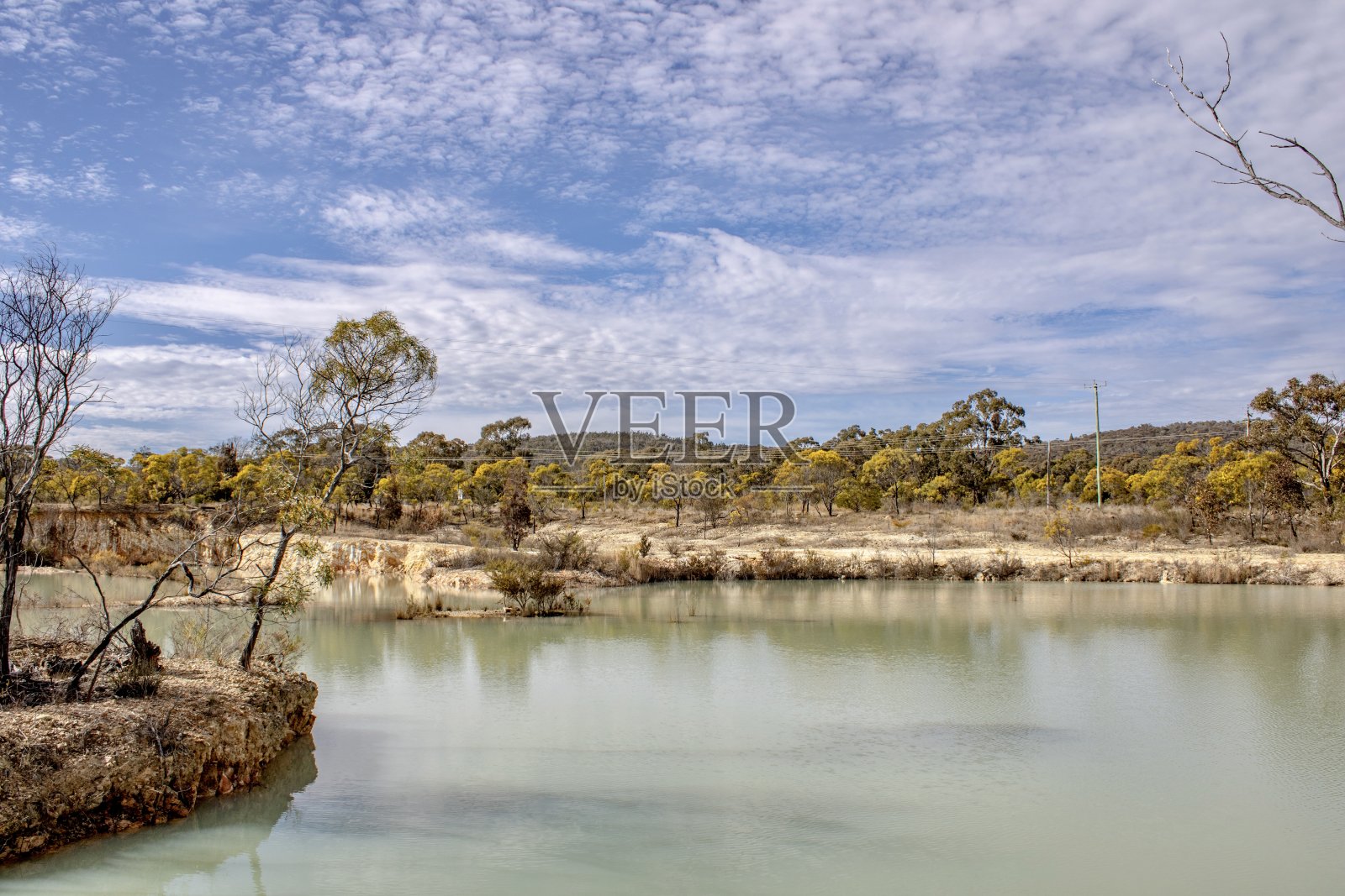 布什湖，在Emmaville，新南威尔士州，澳大利亚照片摄影图片