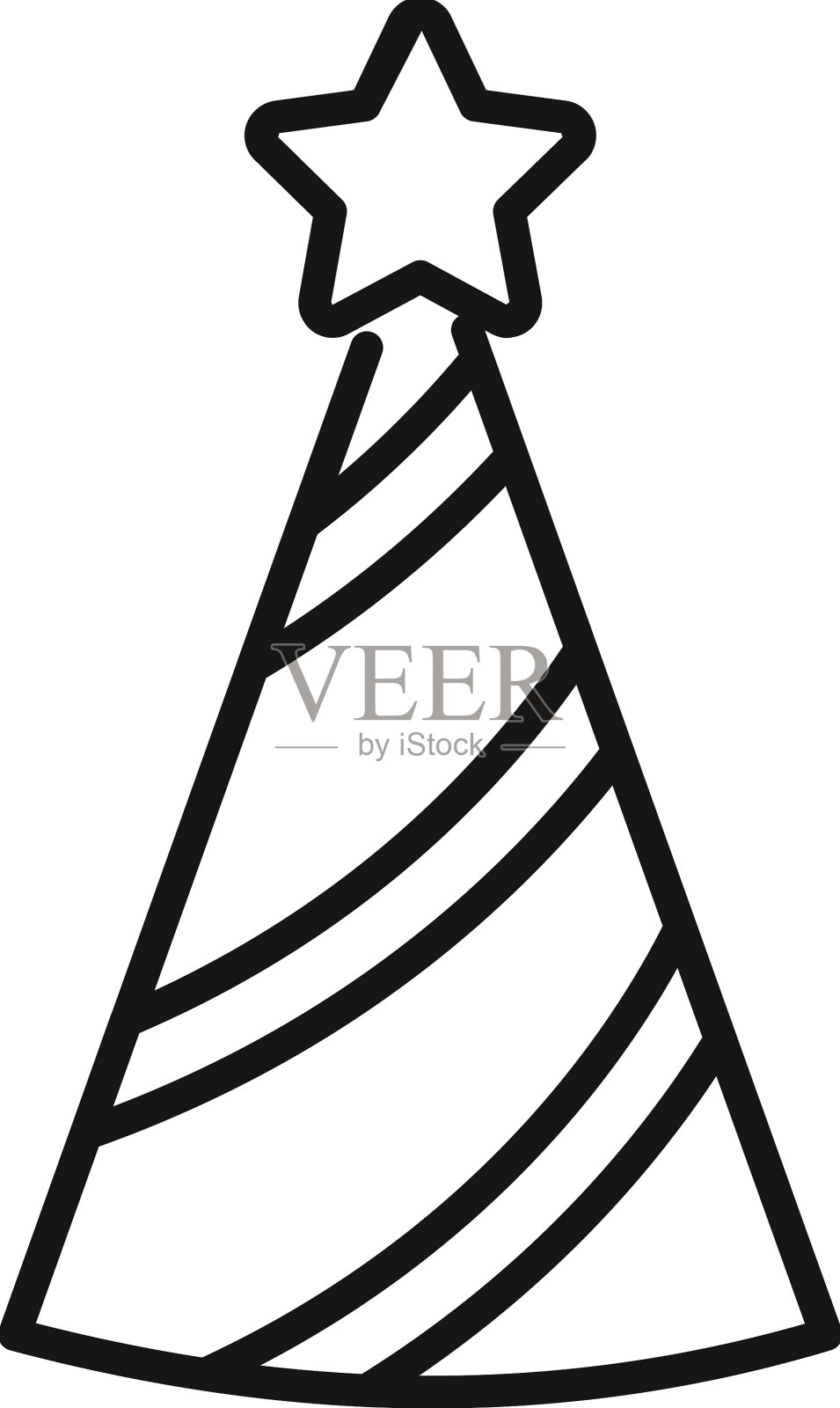 生日锥帽图标大纲任务议程设计元素图片