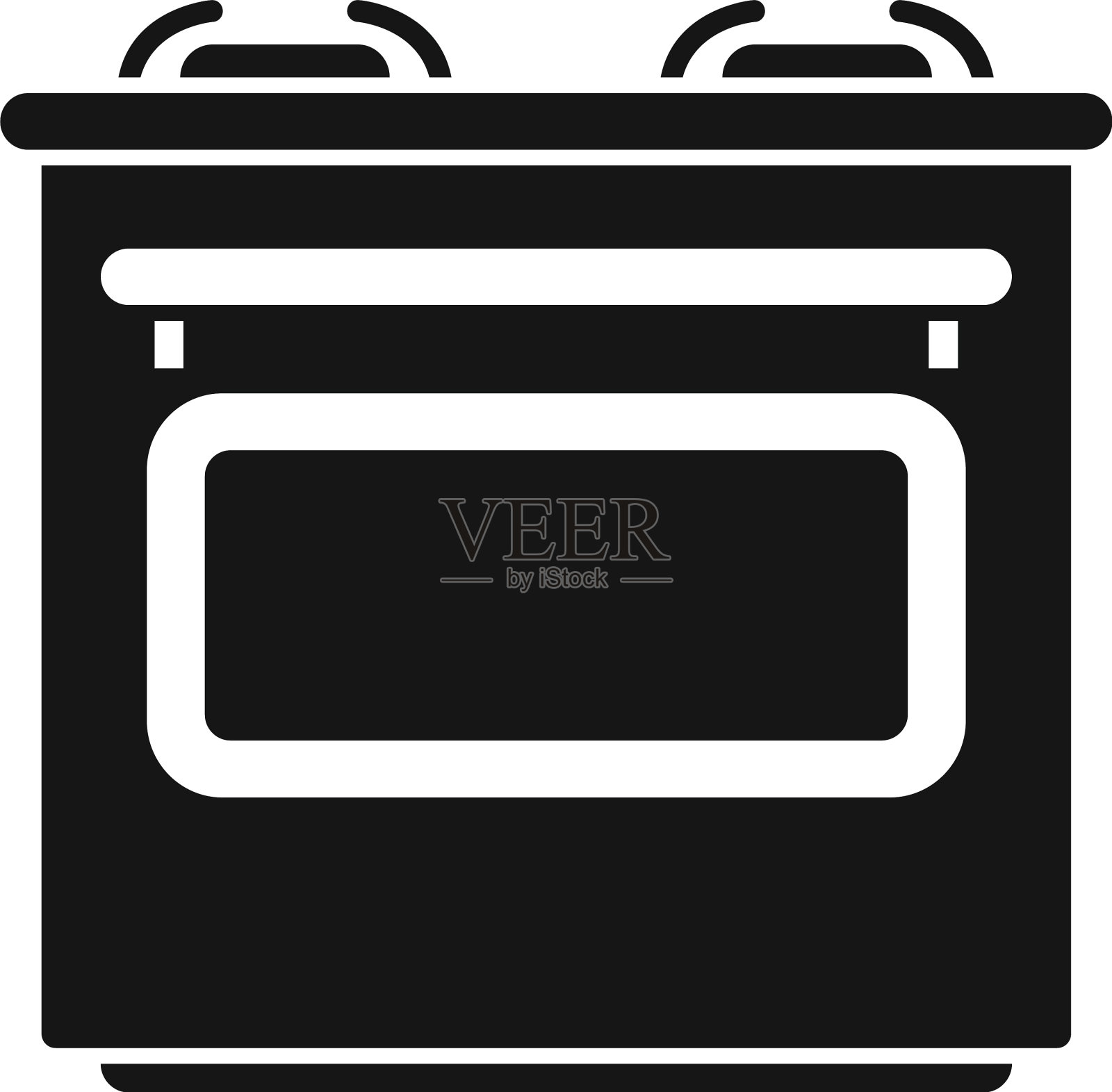 水壶炉子图标简单烹饪锅图标素材