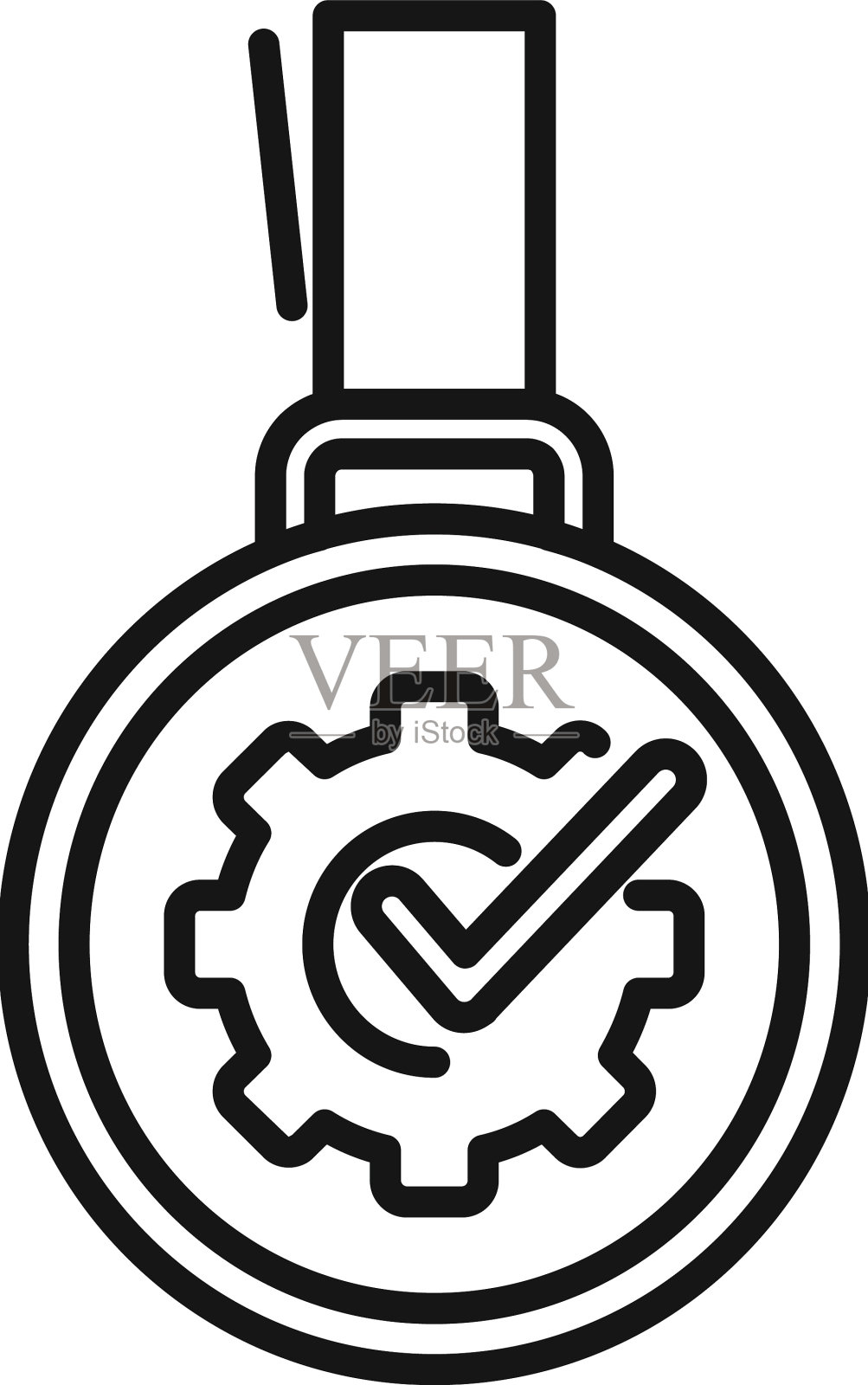 专业奖章图标轮廓质量图标素材