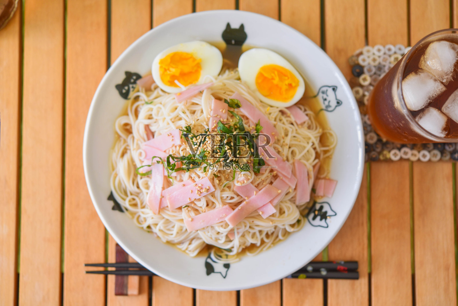 芥末酱醋somen照片摄影图片