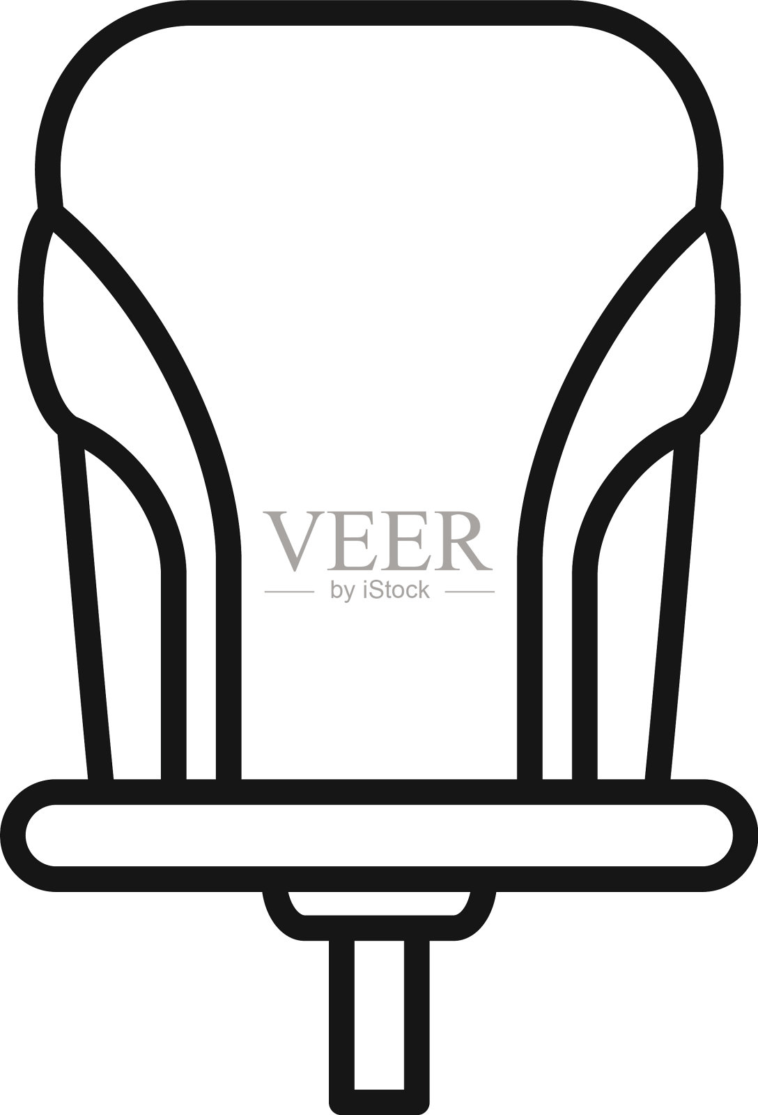 儿童自行车座椅图标轮廓摩托车玩具设计元素图片