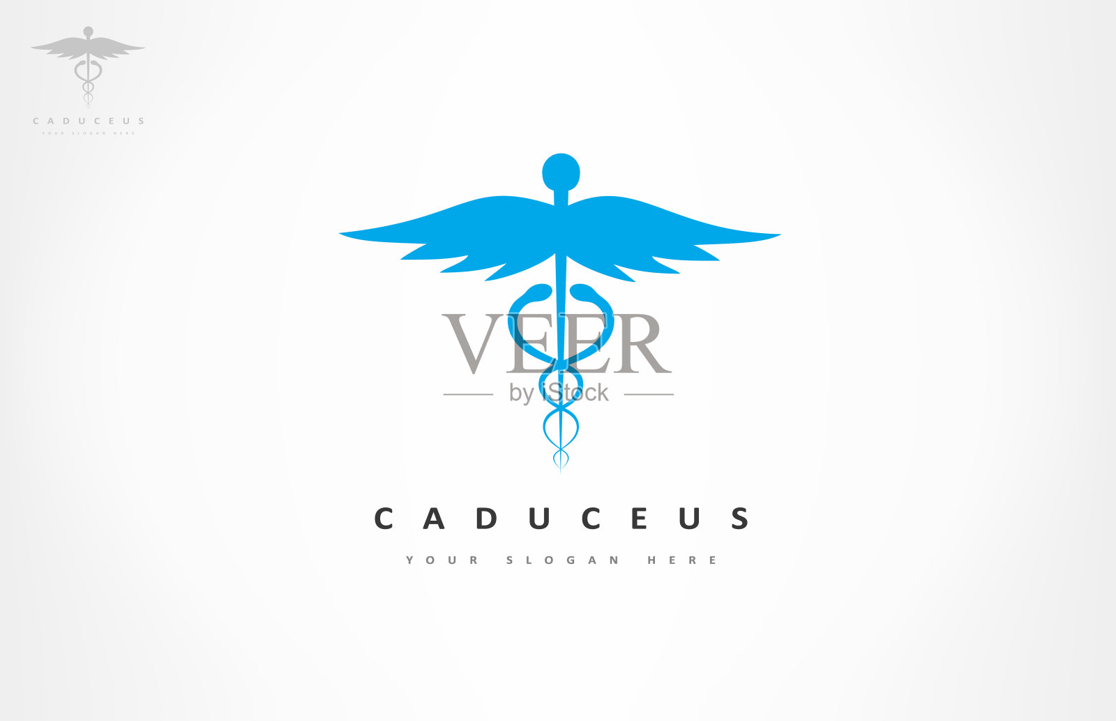 墨丘利医学载体设计插画图片素材