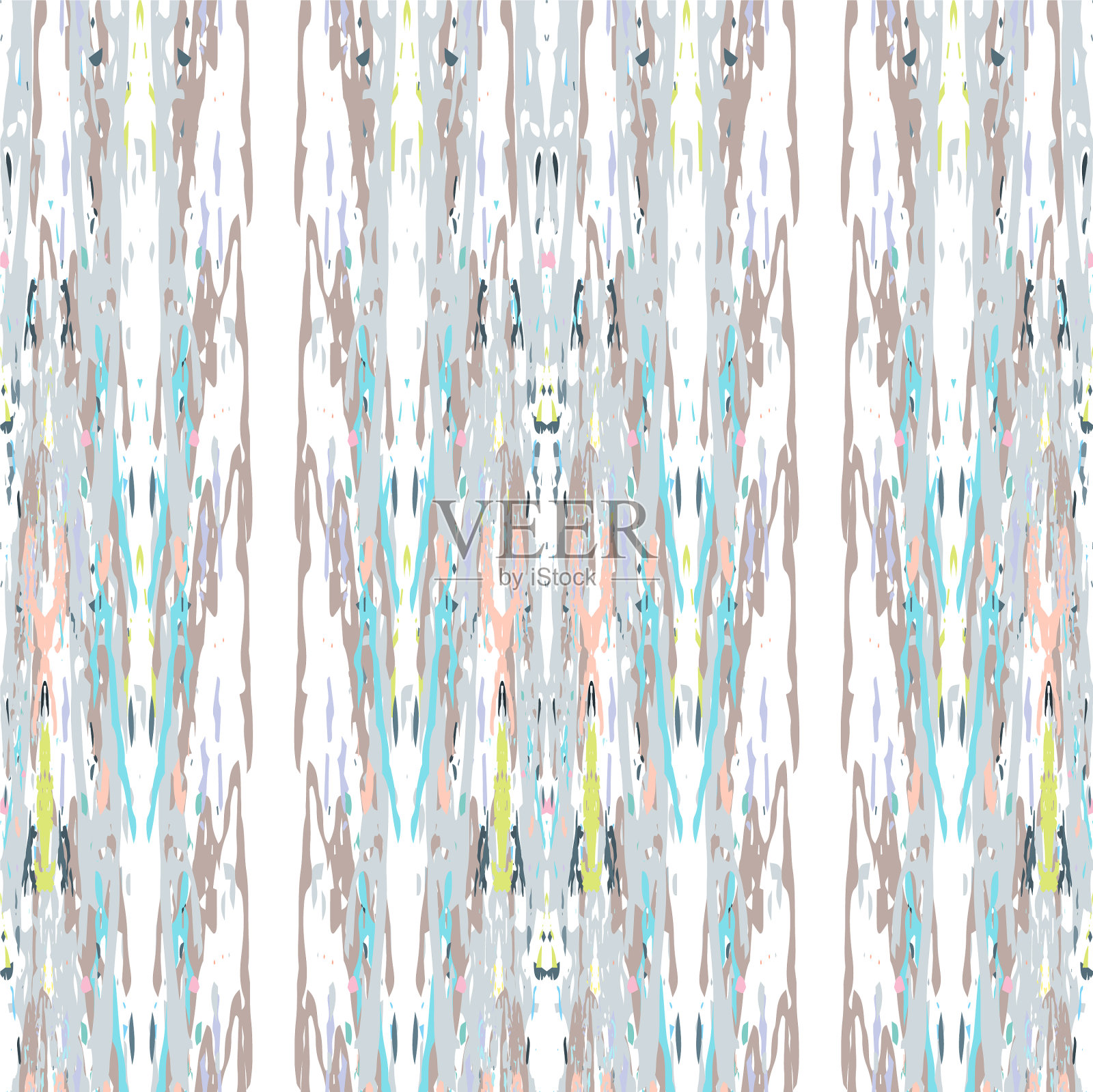 民族无缝图案雪佛龙染料扎染蜡染插画图片素材