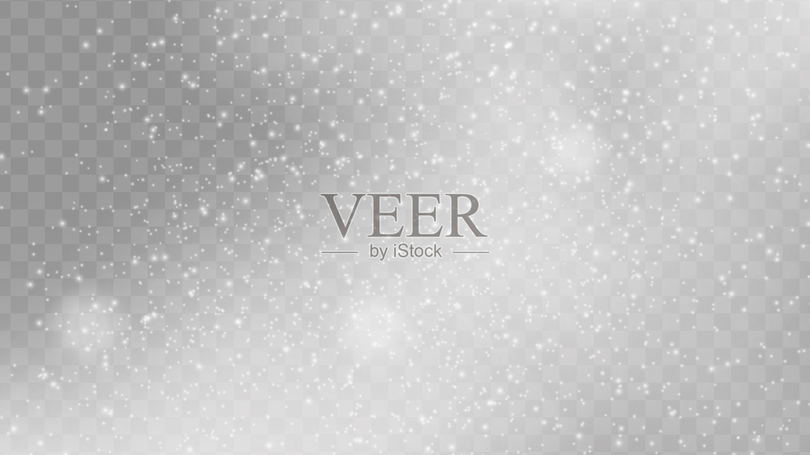 白色的尘埃发出闪闪发光的粒子星光插画图片素材