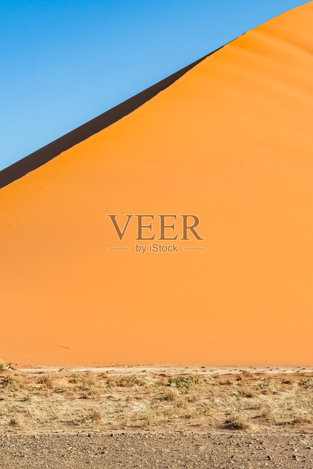 纳米比亚，纳米布沙漠，红色沙丘照片摄影图片