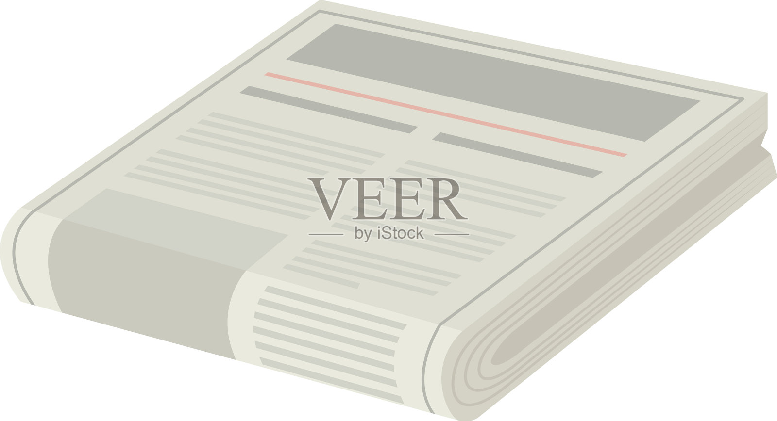 折叠报纸图标设计元素图片