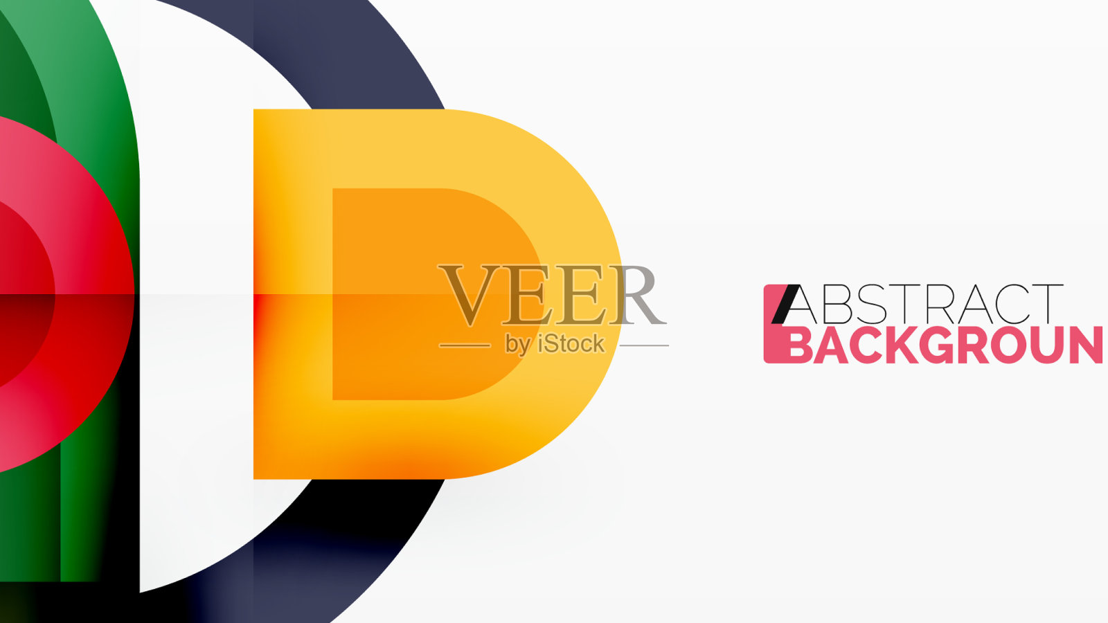 创意几何墙纸最小几何插画图片素材