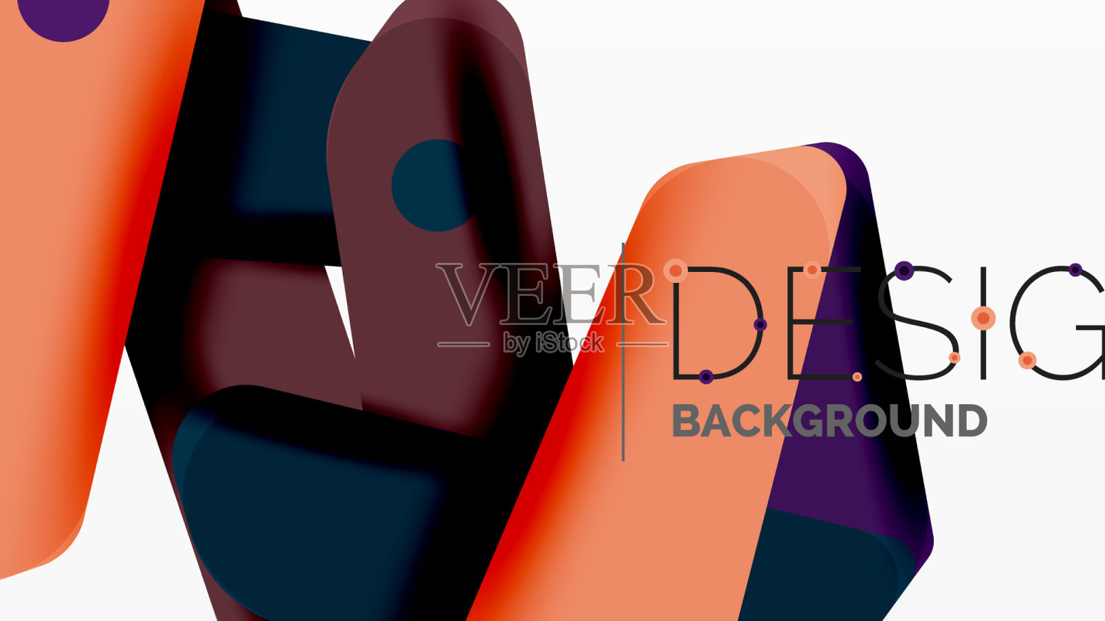 创意几何墙纸最小抽象插画图片素材