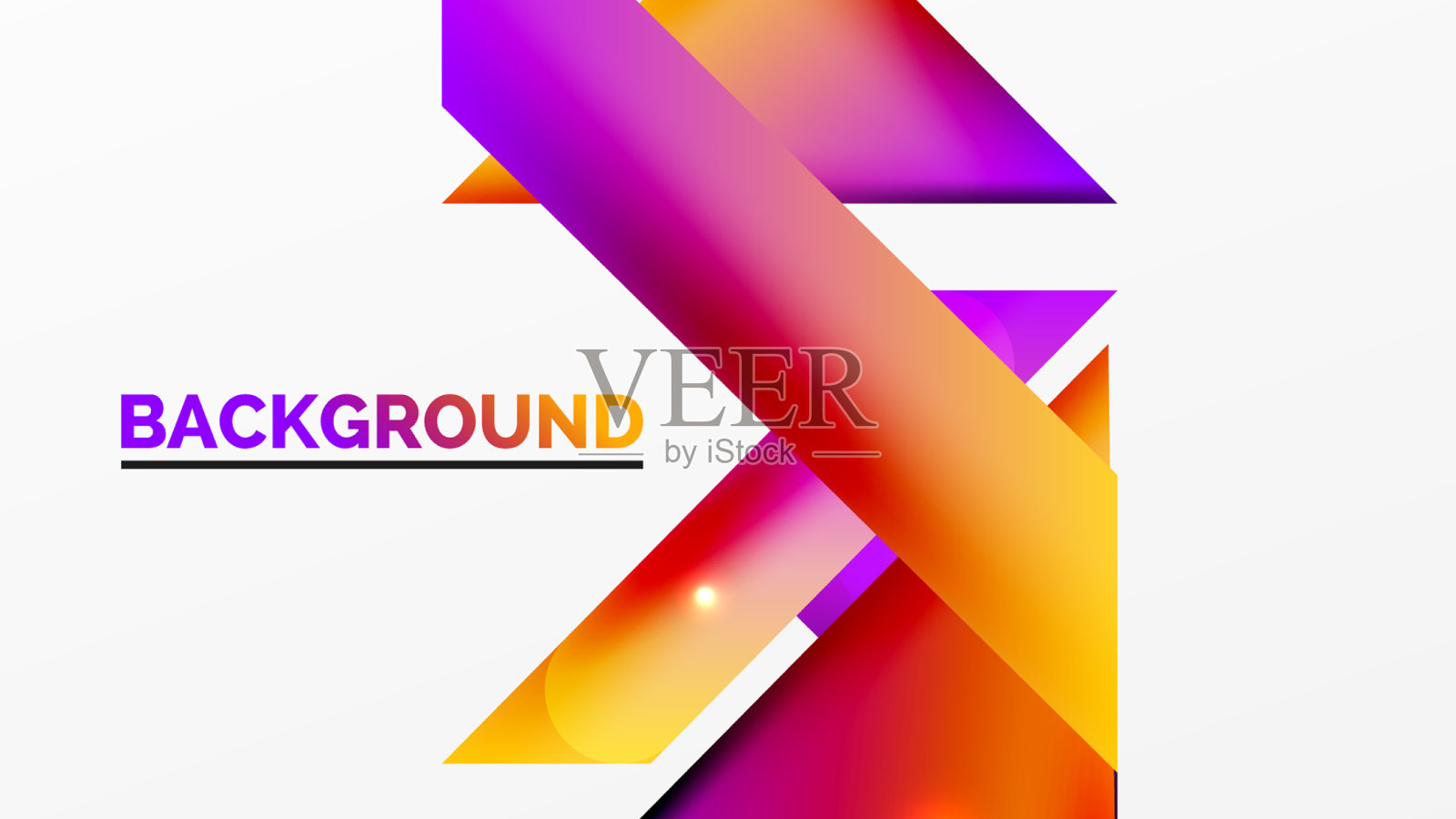 动态三维几何抽象背景插画图片素材