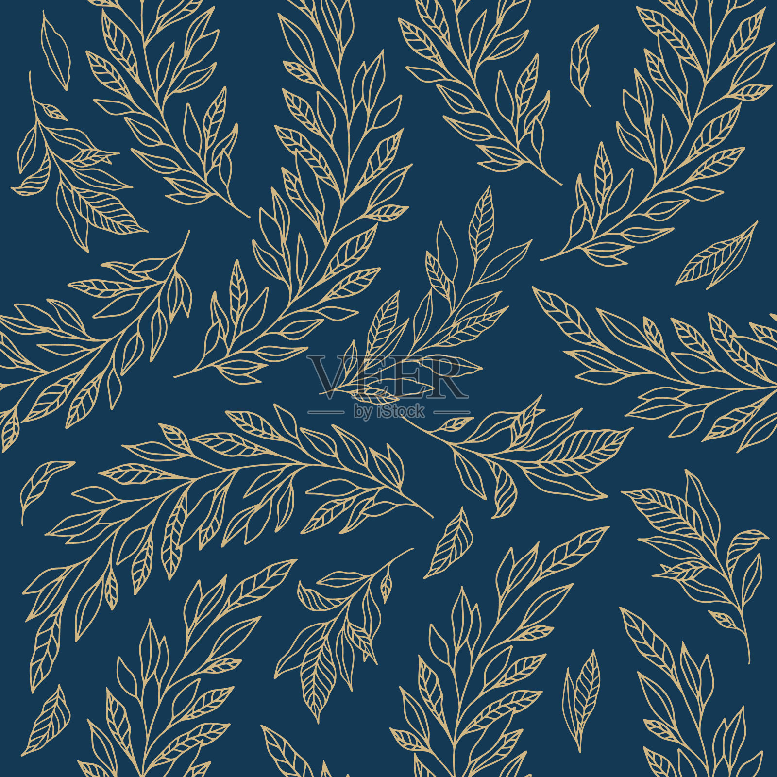 花卉无缝模式。矢量设计纸张，封面，织物，室内装饰插画图片素材