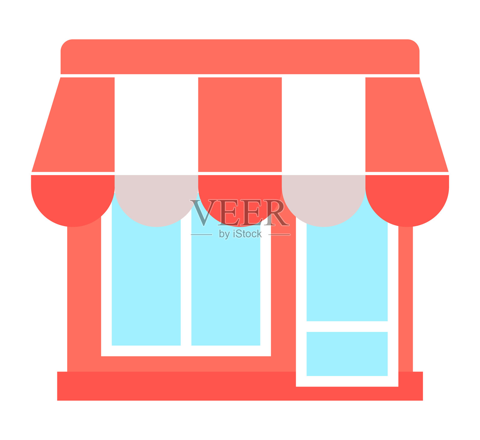 本地市场矢量设计元素插画图片素材