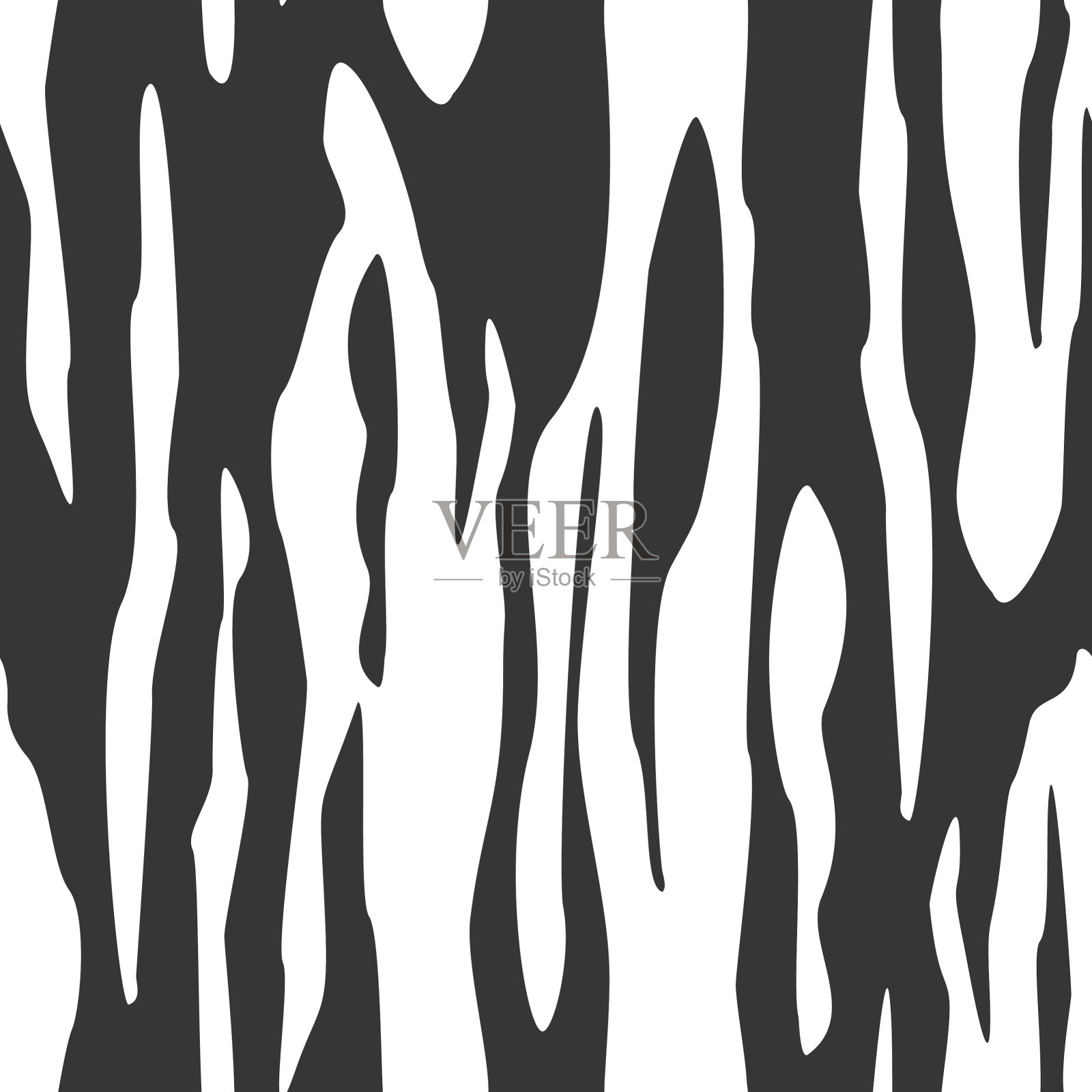 简单的几何无缝图案与抽象插画图片素材