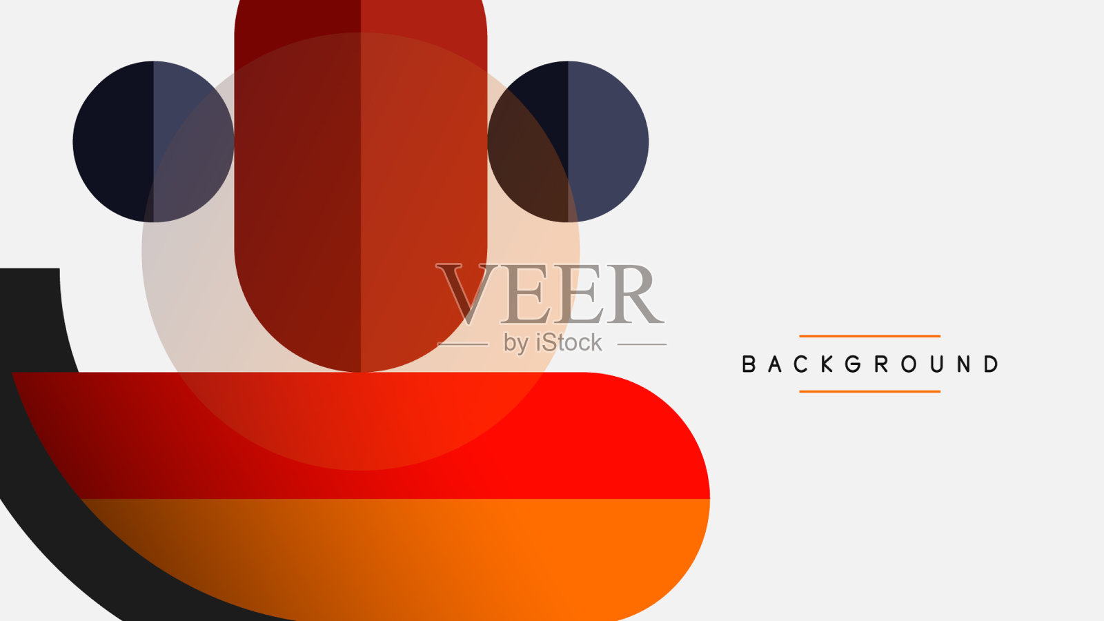 几何形状组成抽象背景插画图片素材