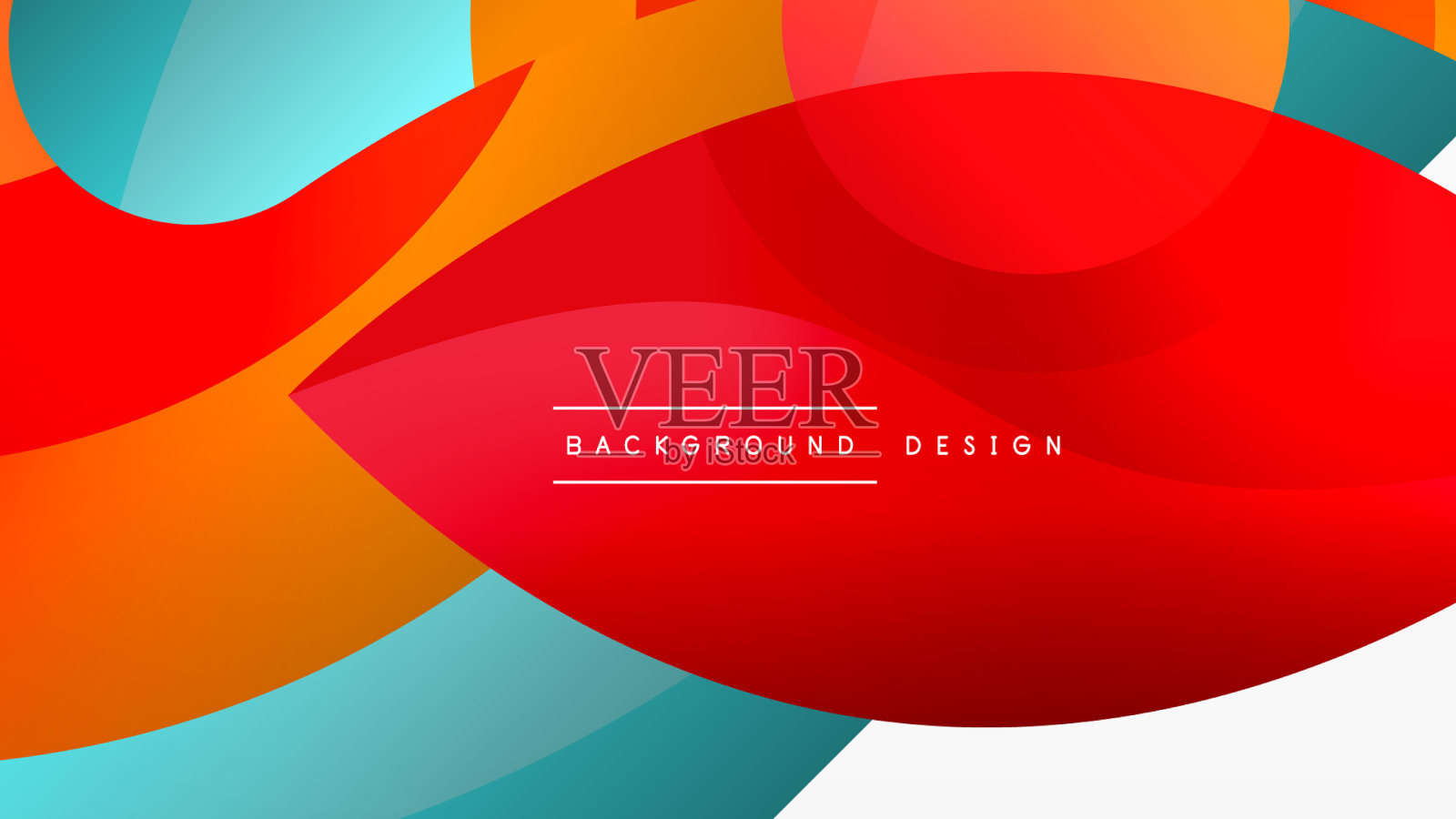 抽象背景与颜色几何形状插画图片素材