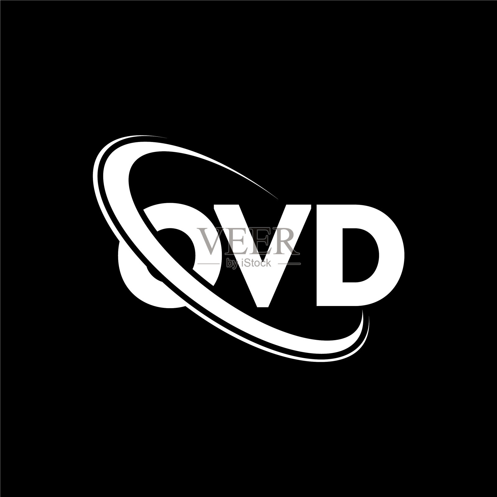 Ovd logo Ovd字母Ovd字母logo设计插画图片素材