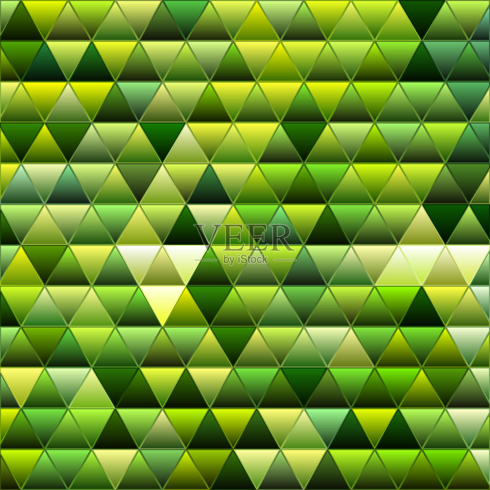 抽象彩色玻璃三角马赛克插画图片素材