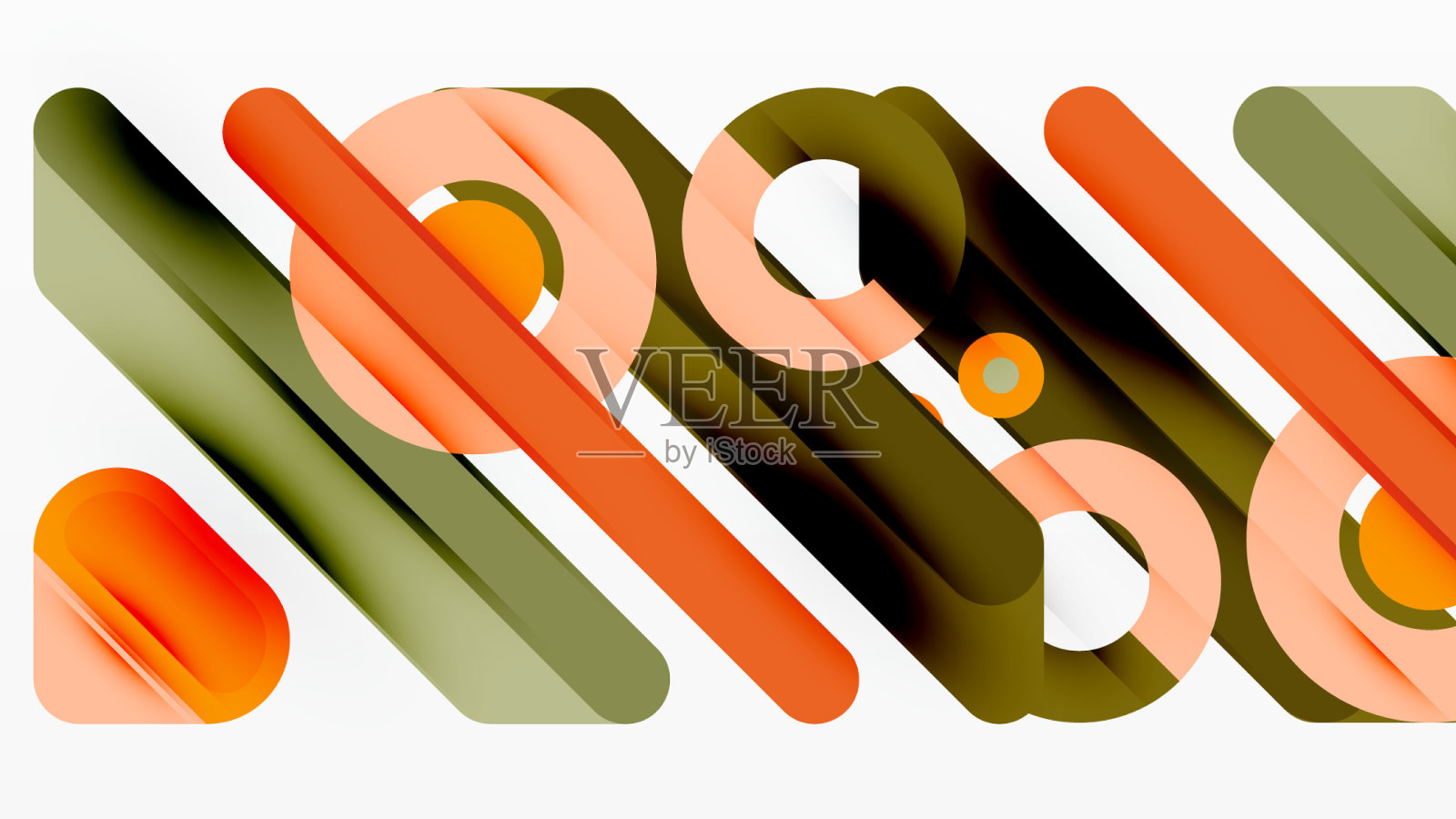 创意几何墙纸最小的线条和插画图片素材