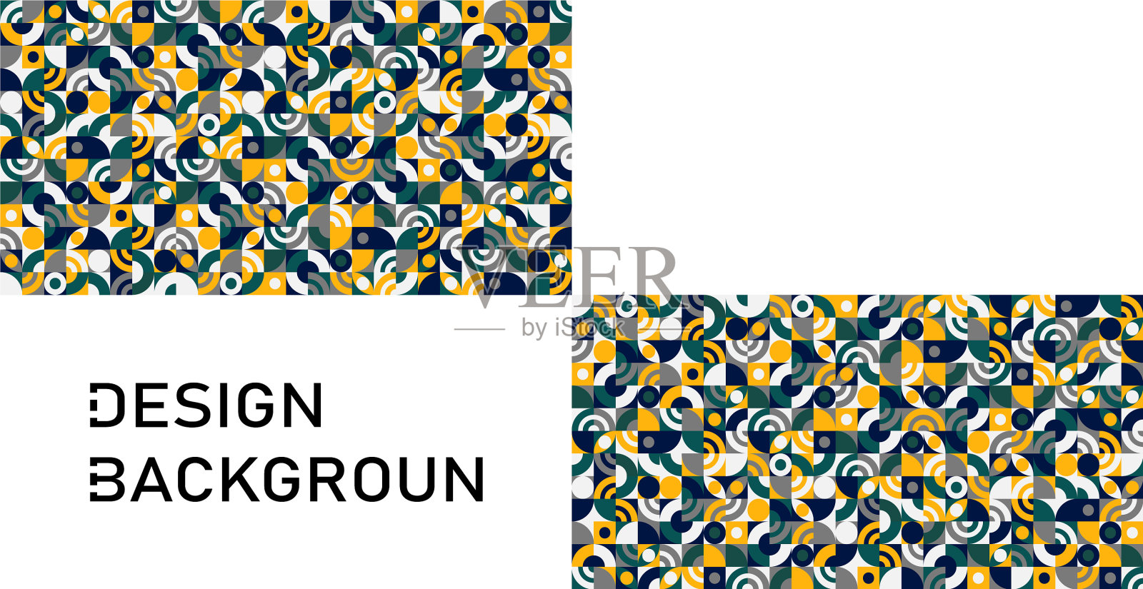 全景背景抽象造型包豪斯插画图片素材