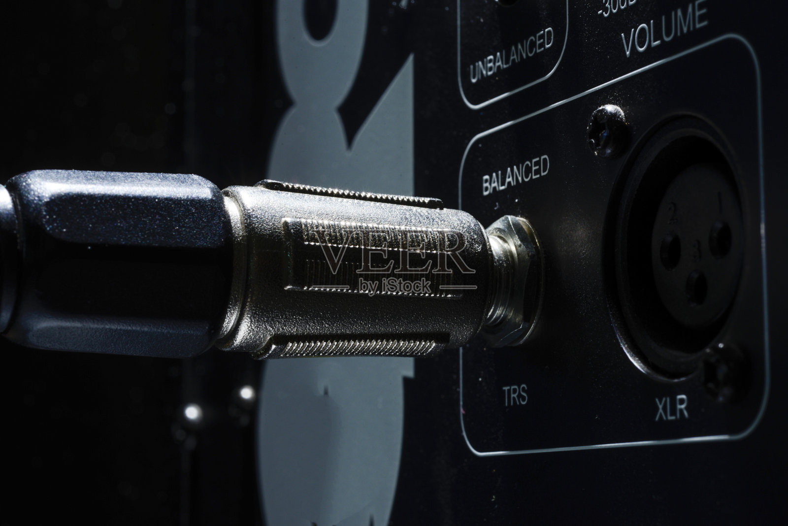 音视频远程时间轴按钮，指示灯，开关，特写，漂亮的离焦。音乐电视技术概念照片摄影图片