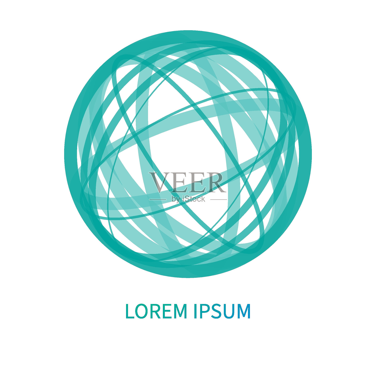 电信、通信圆形图标插画图片素材