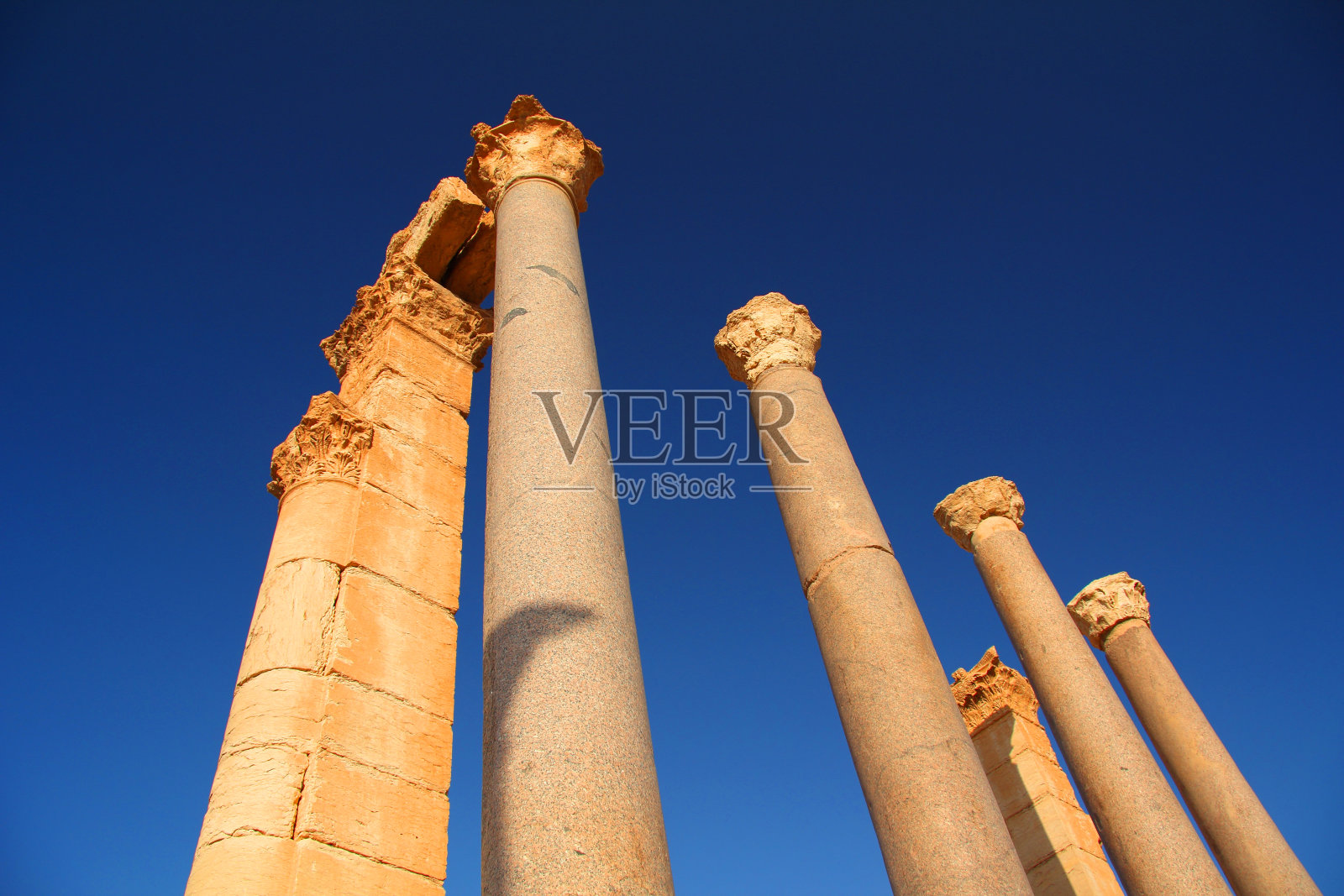 帕尔米拉，叙利亚古遗址，中东照片摄影图片