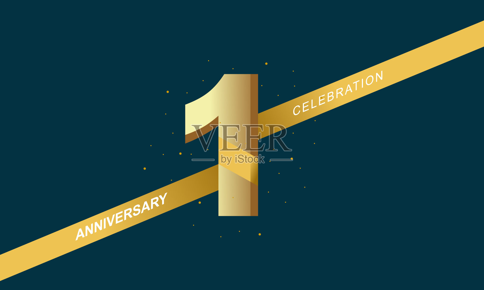 周年纪念烟火和庆典背景插画图片素材