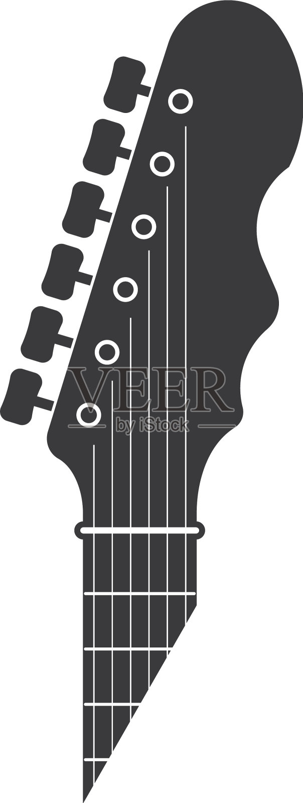 吉他的标志设计元素图片