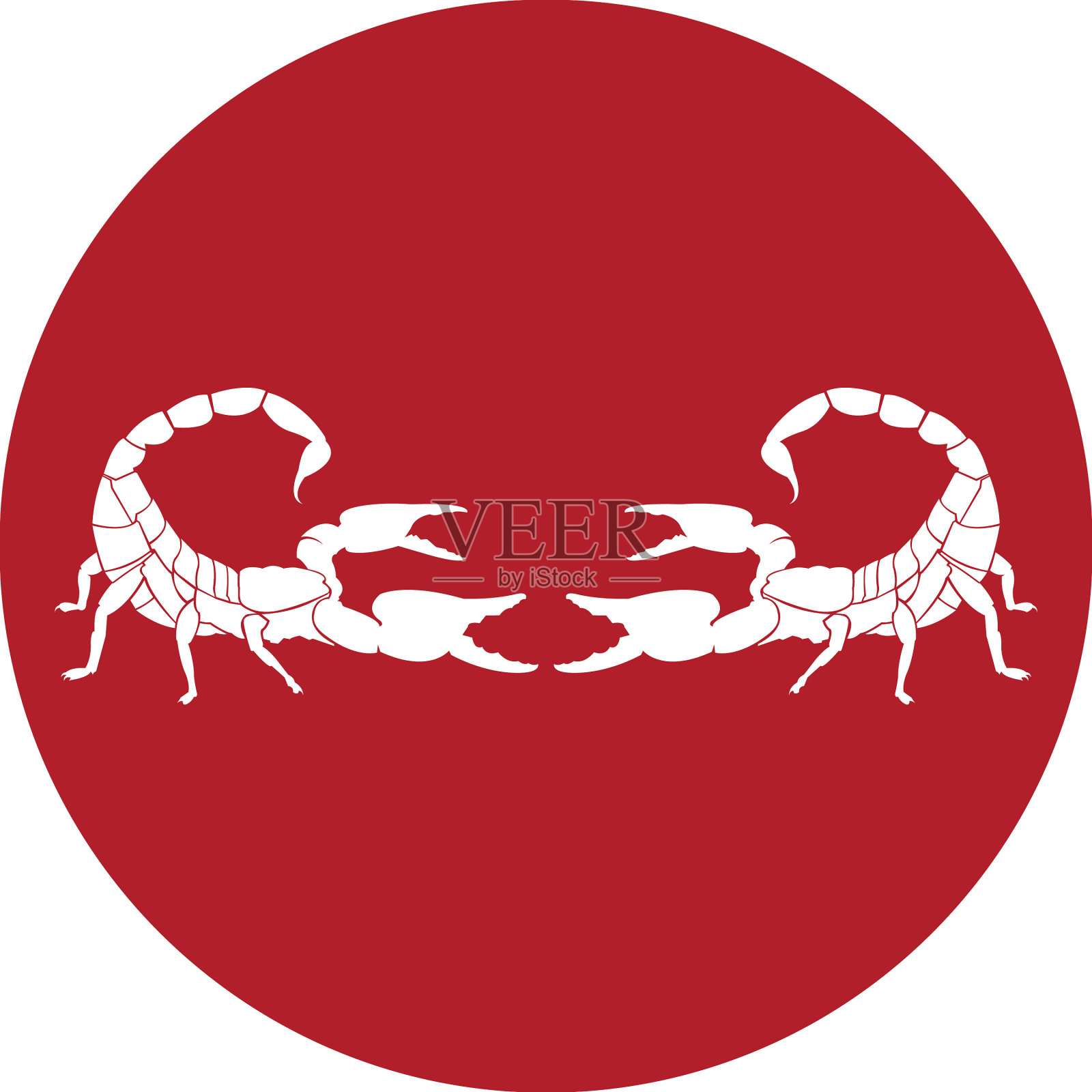 蝎子标志设计元素图片
