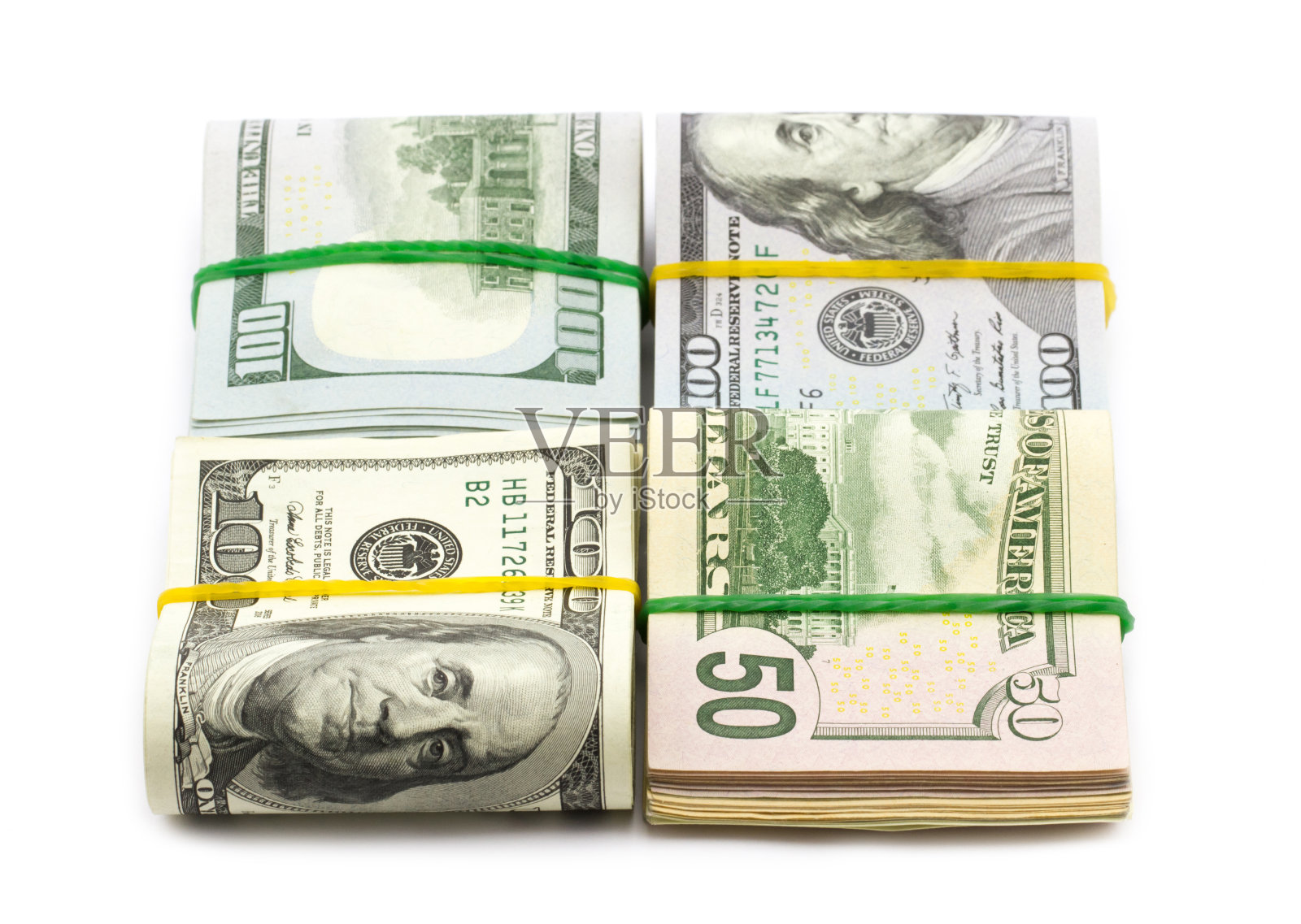 成捆的美钞照片摄影图片