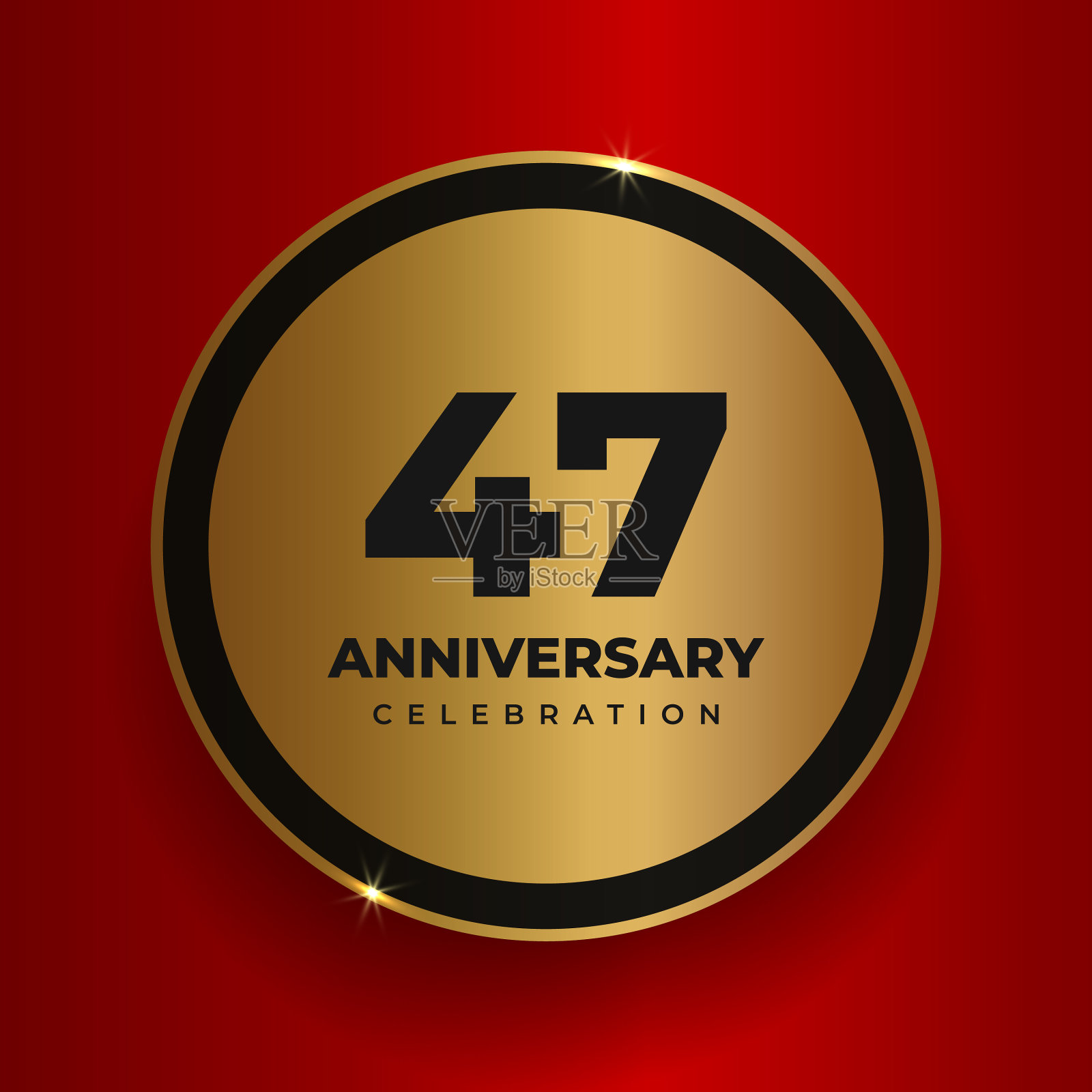 47周年庆典背景插画图片素材