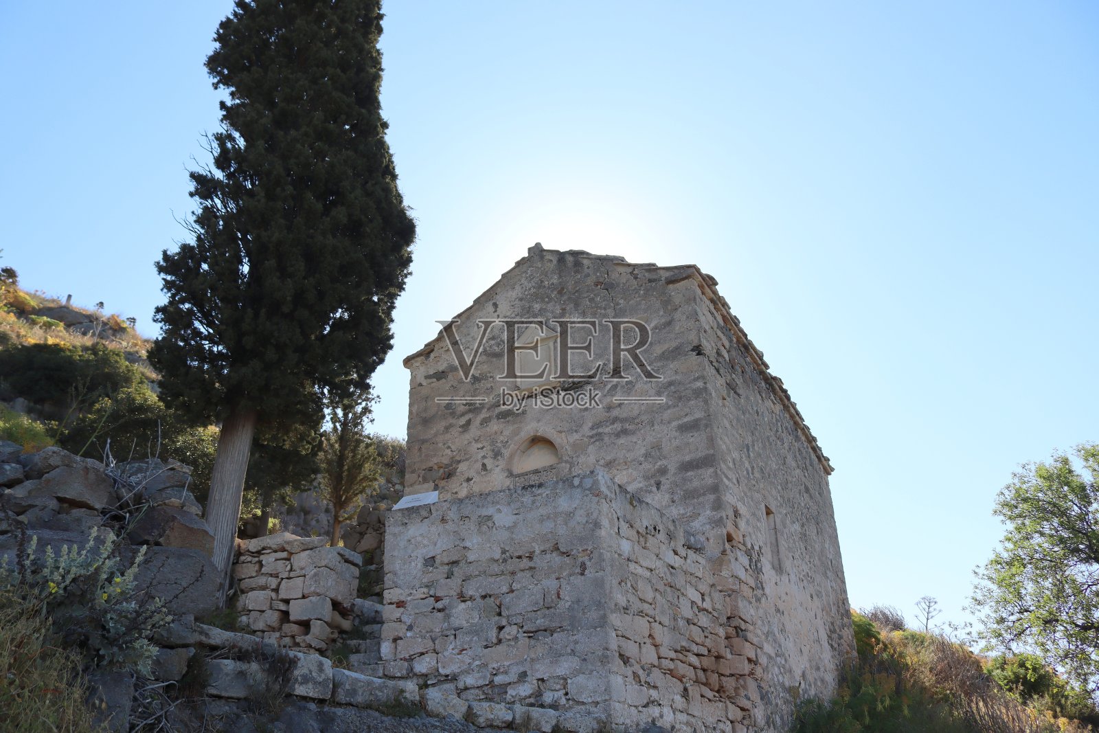 Palaiochora埃伊纳岛的照片摄影图片